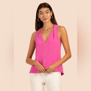 COPY - Trina Turk womens sleeveless hot pink Banning Top size XS